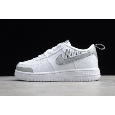 Nike Çocuk Air Force 1 '07 Lv8 Utility Beyaz / Gri / Siyah Kaykay Ayakkabı Türkiye - B7G7HZZF